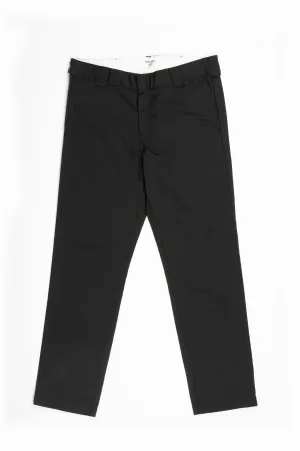 CARHARTT WIP MASTER PANT BLACK RINSED