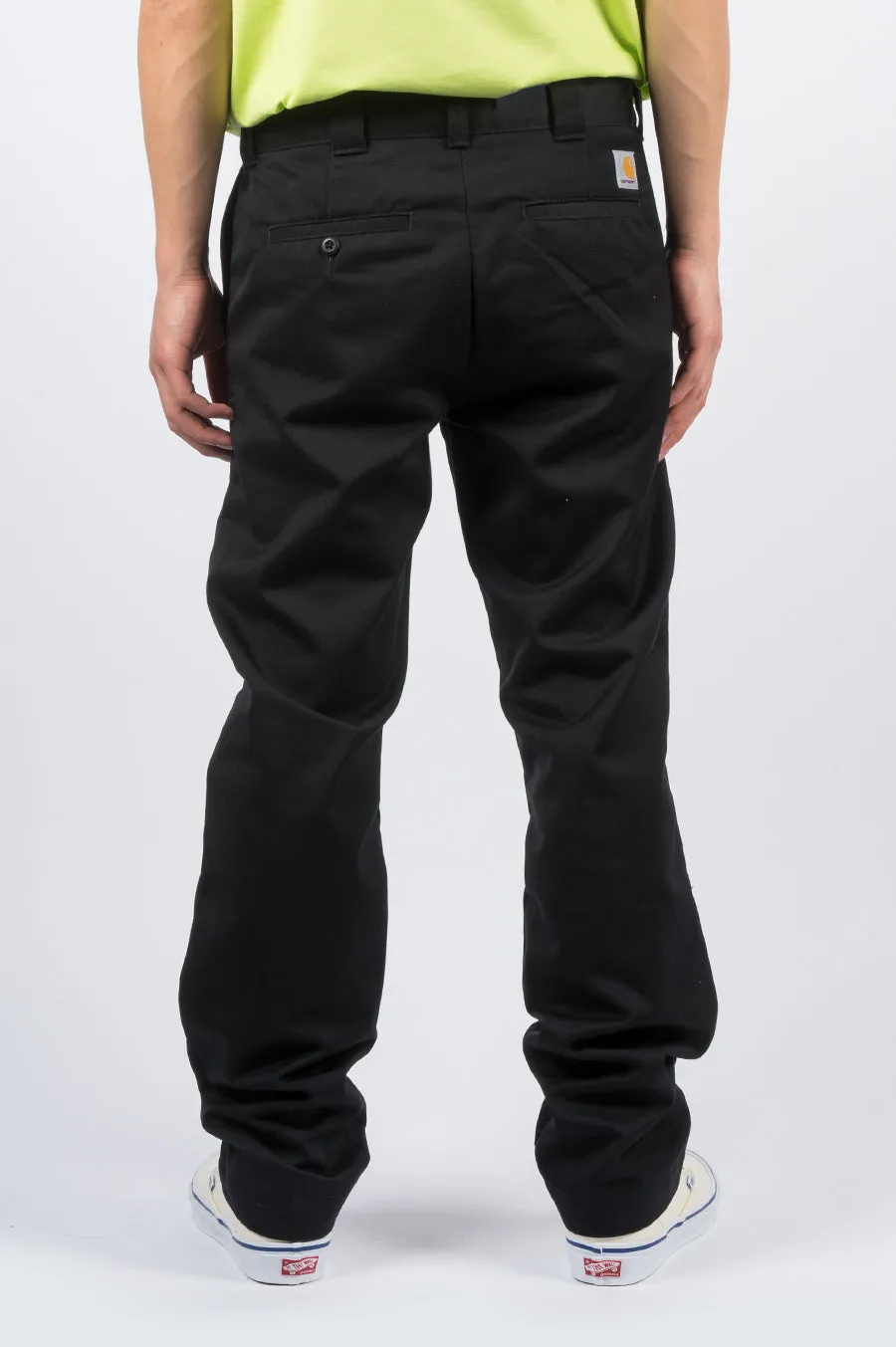 CARHARTT WIP MASTER PANT BLACK RINSED