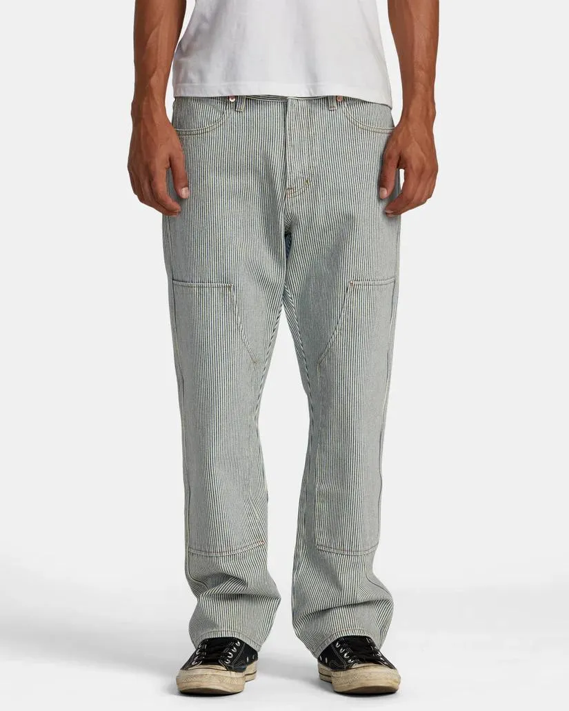 CHAINMAIL DENIM PANTS - BLQ4
