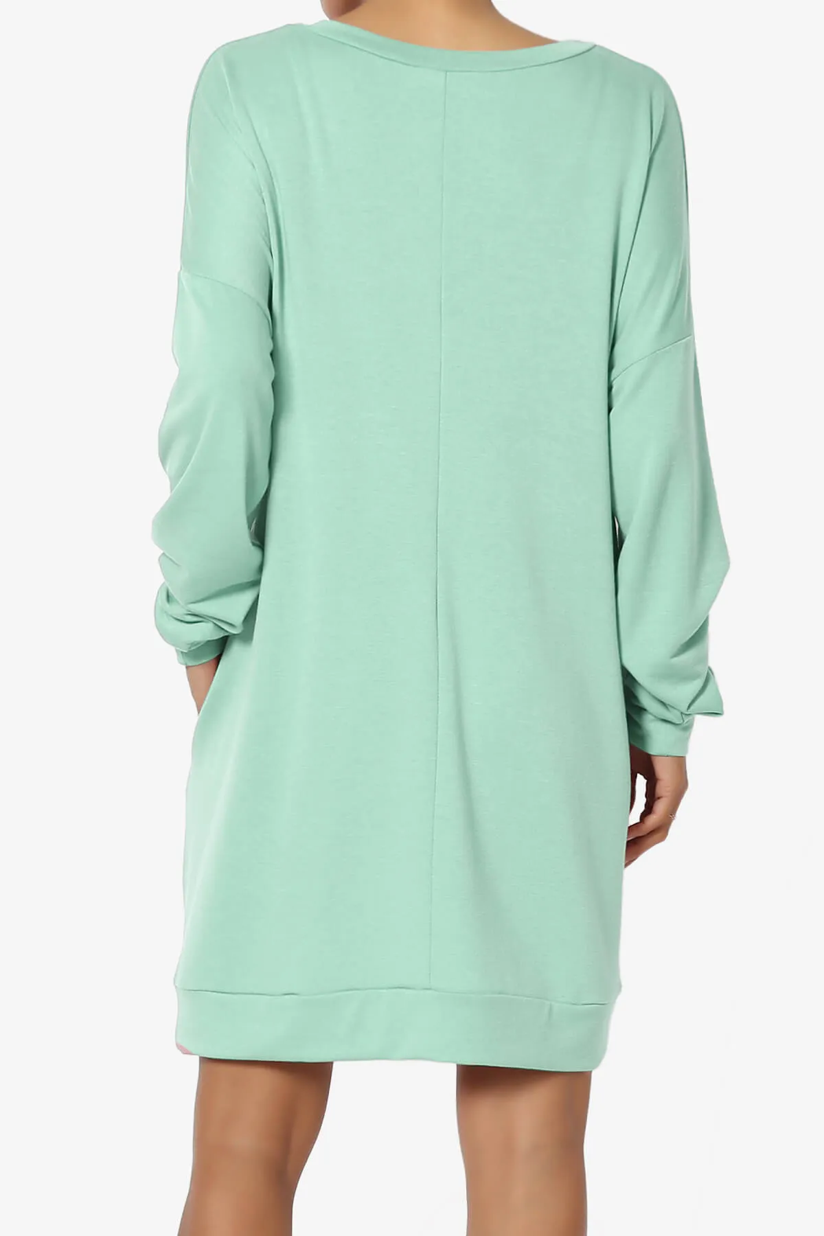 Chrissy V-Neck Pocket Soft Terry Tunic PLUS