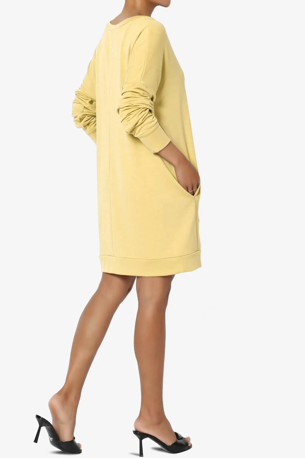 Chrissy V-Neck Pocket Soft Terry Tunic PLUS