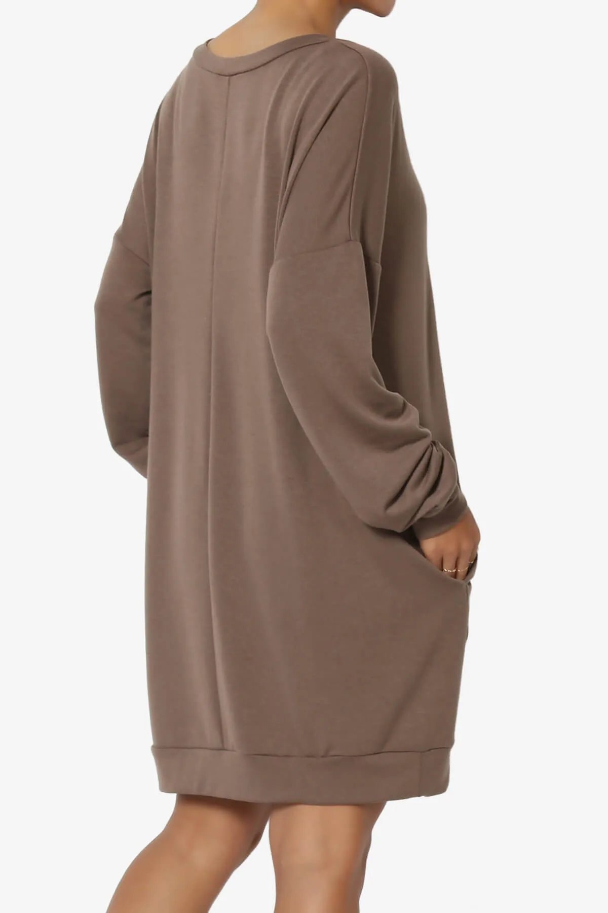Chrissy V-Neck Pocket Soft Terry Tunic PLUS