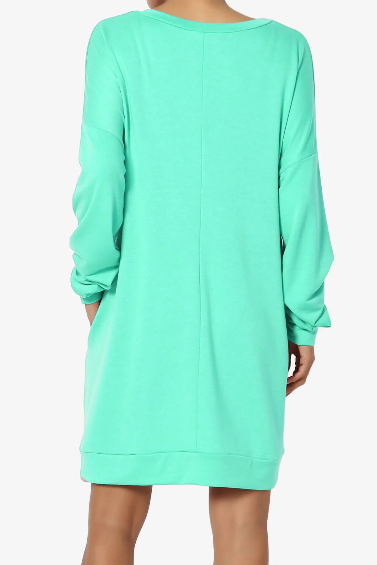 Chrissy V-Neck Pocket Soft Terry Tunic PLUS