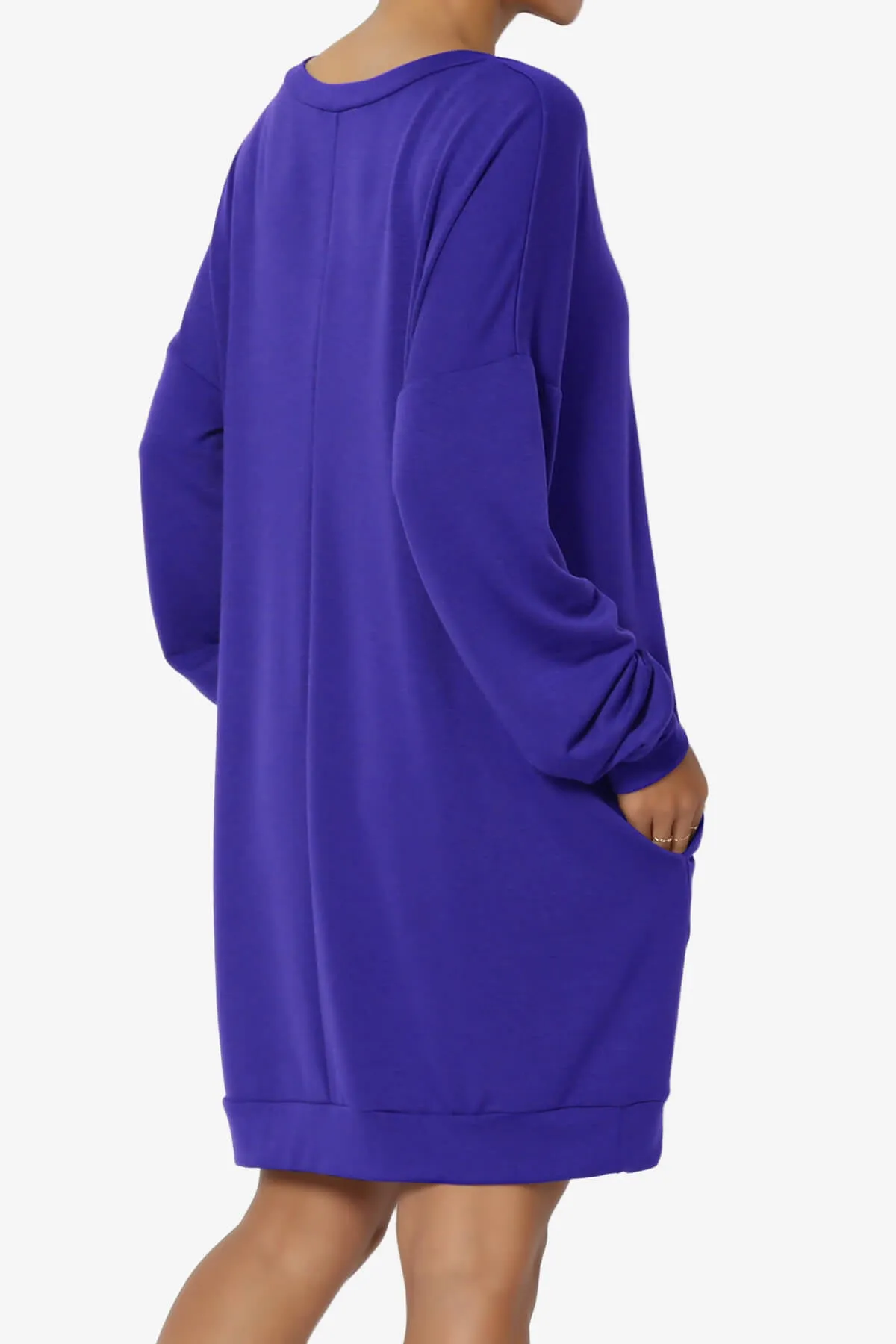 Chrissy V-Neck Pocket Soft Terry Tunic PLUS