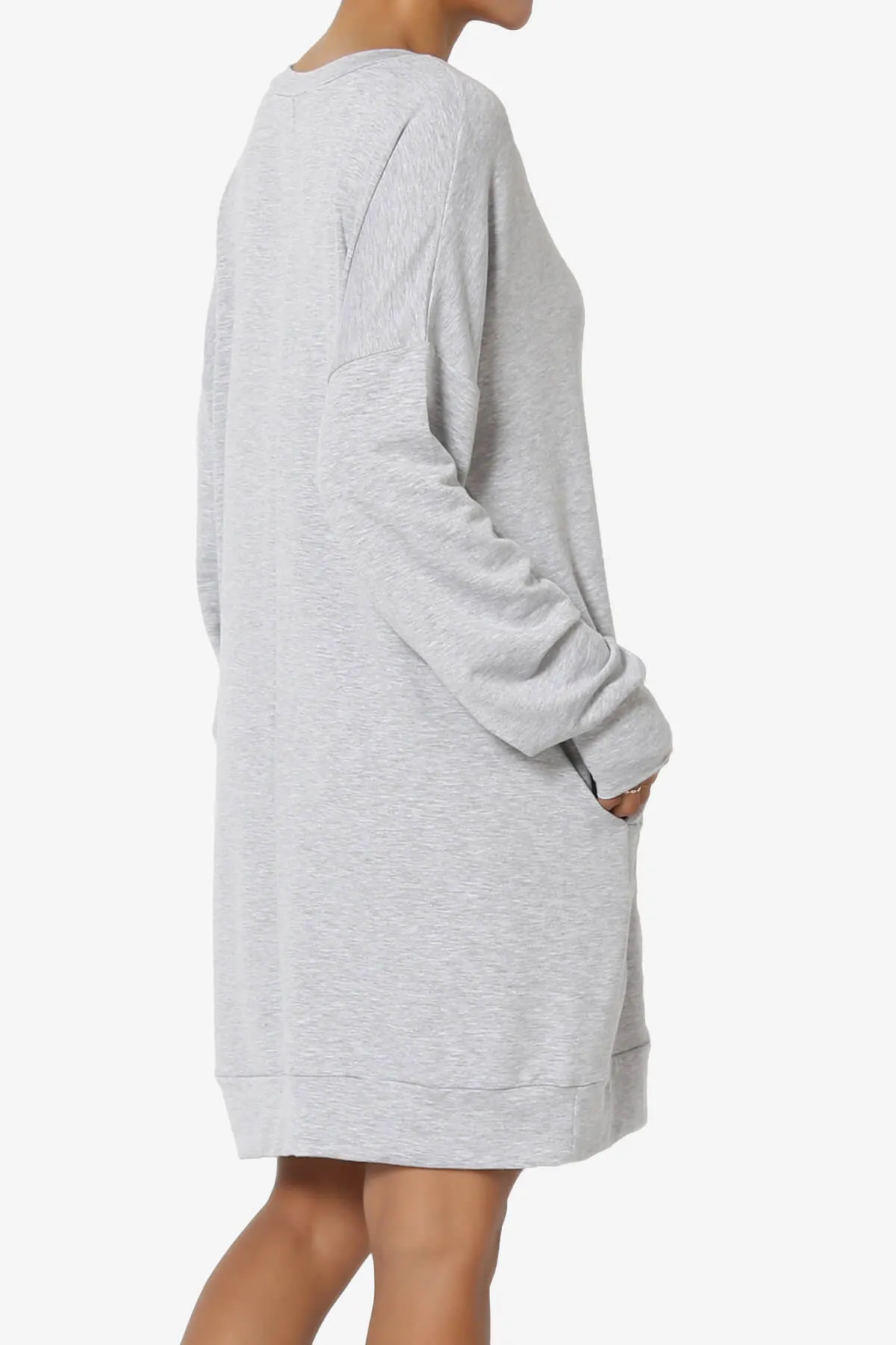 Chrissy V-Neck Pocket Soft Terry Tunic PLUS