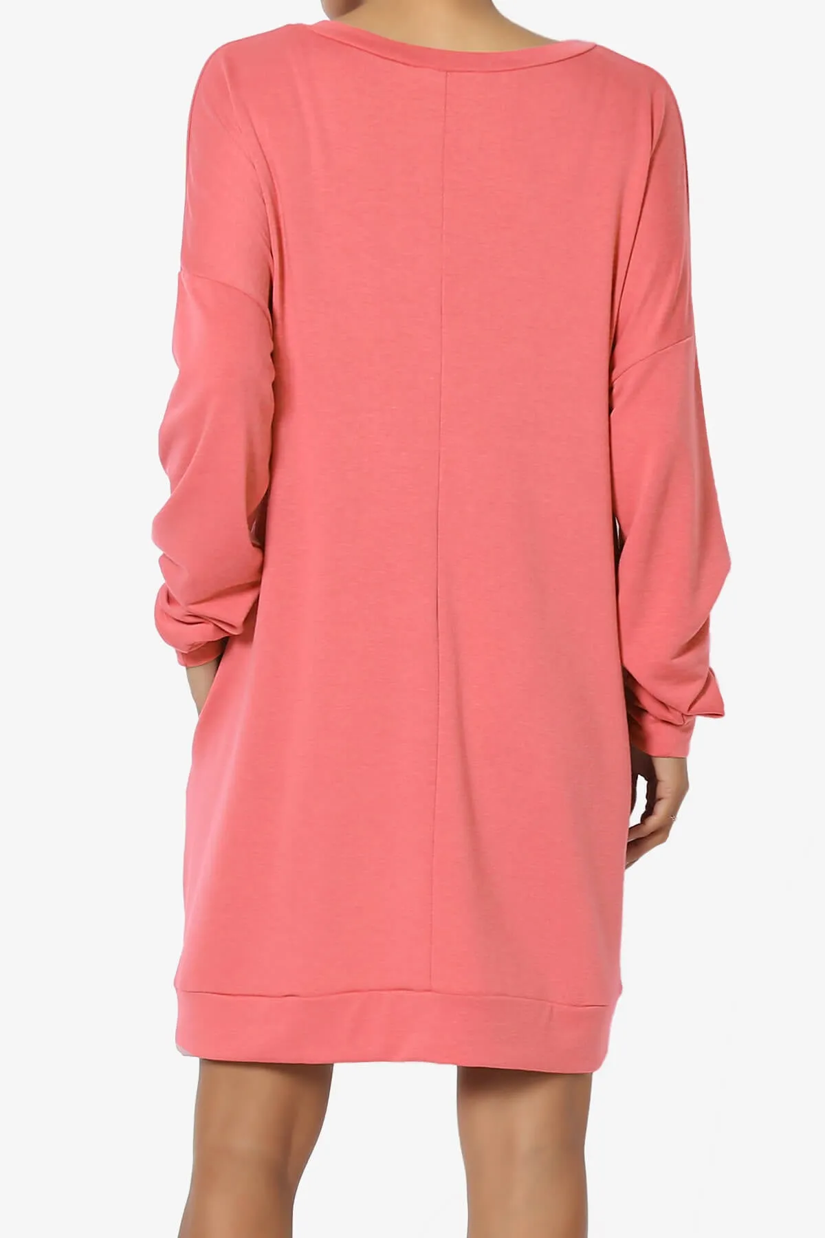 Chrissy V-Neck Pocket Soft Terry Tunic PLUS