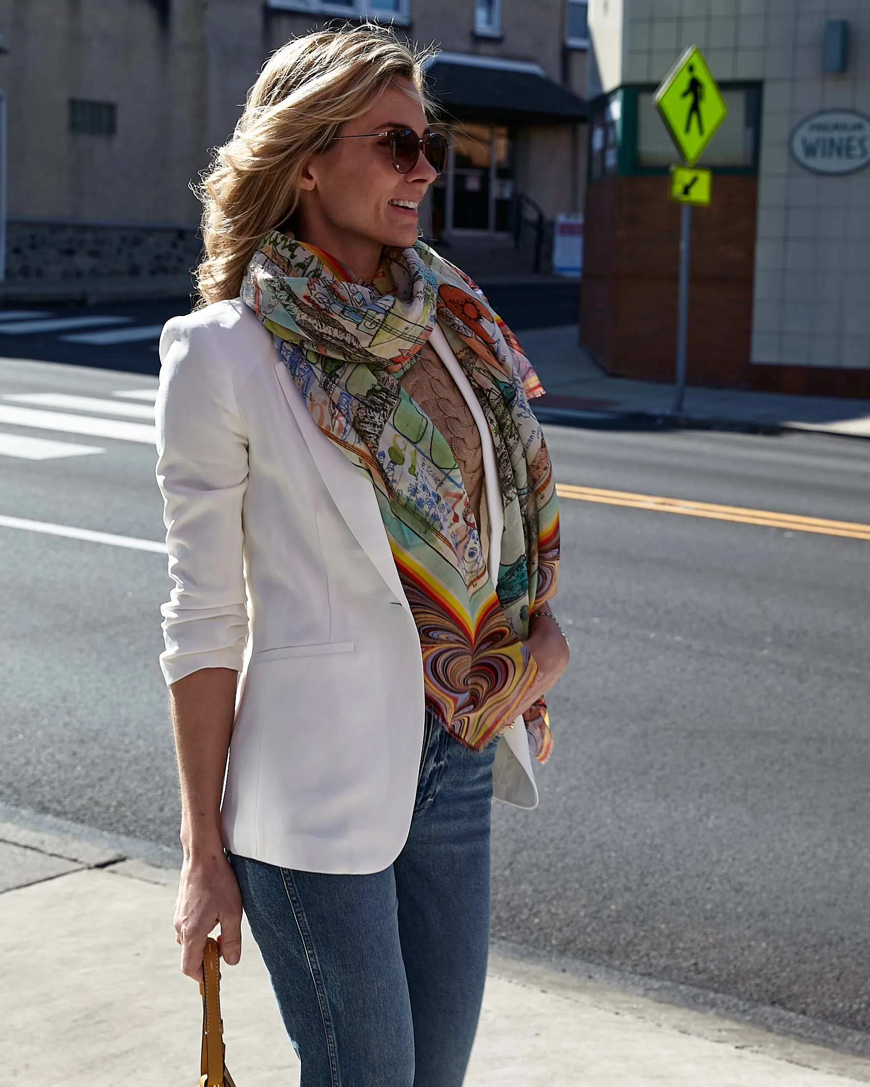 CINQ Á SEPT CREPE KHLOE BLAZER