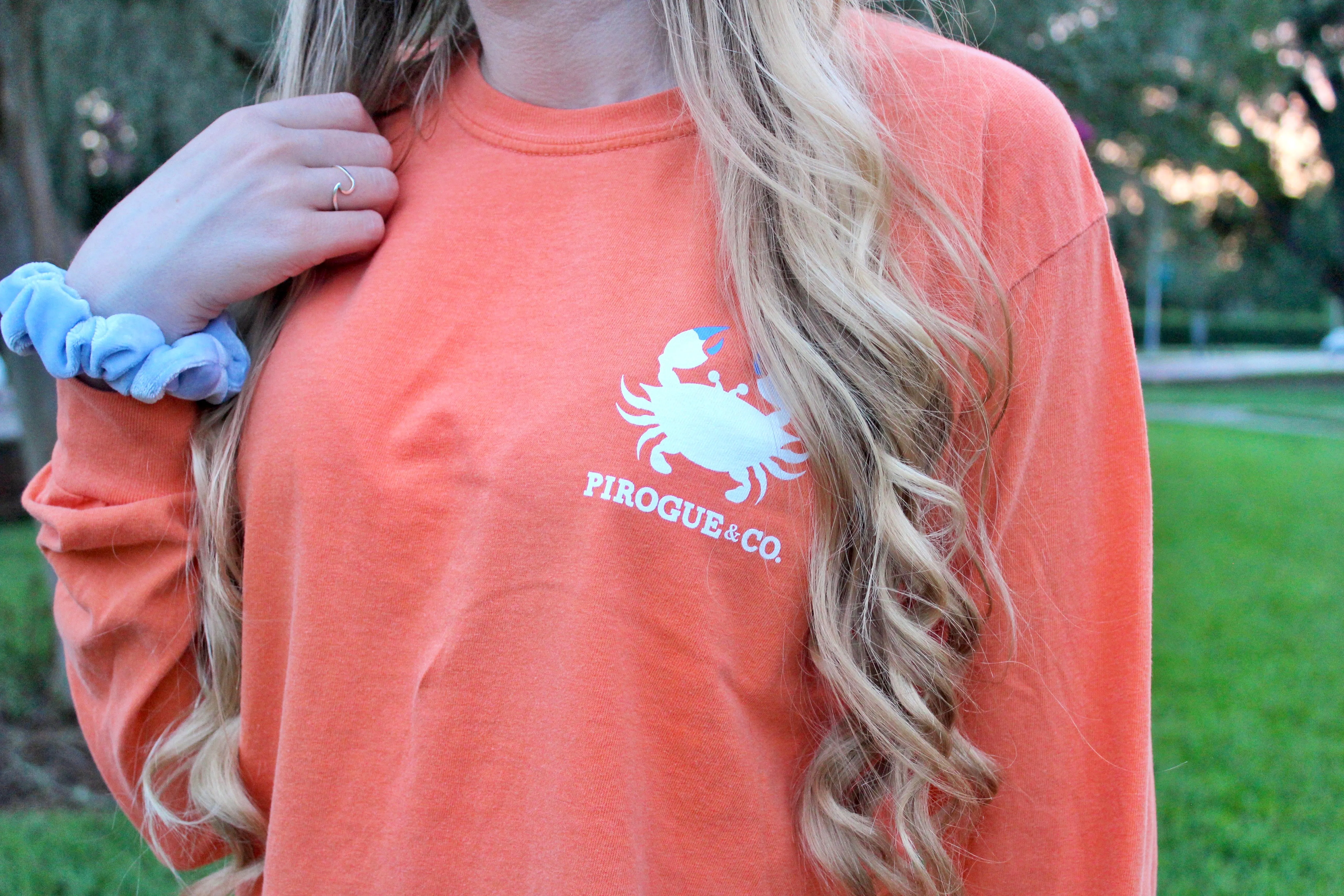 Classic Crab Long Sleeve | Pumpkin Orange