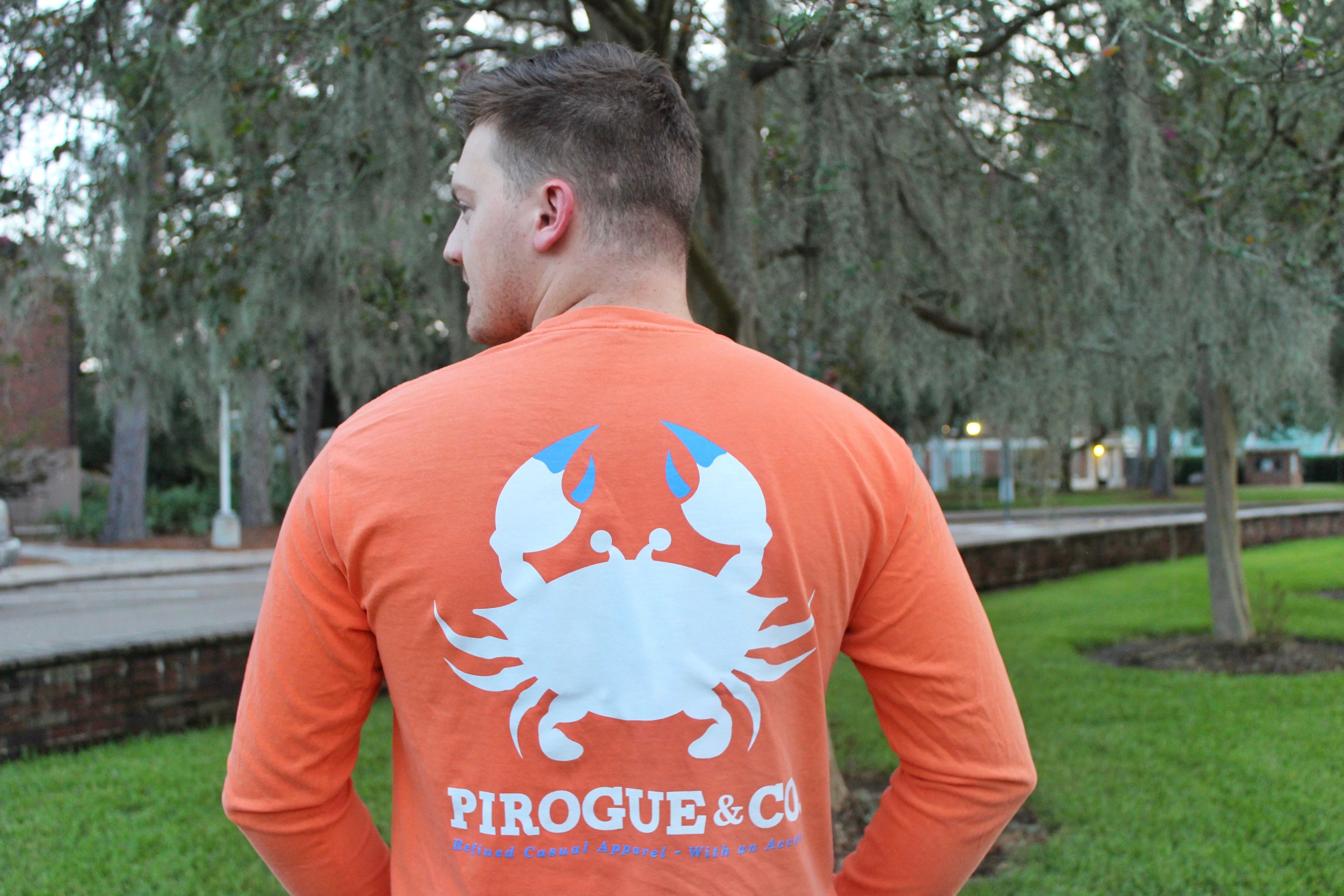Classic Crab Long Sleeve | Pumpkin Orange