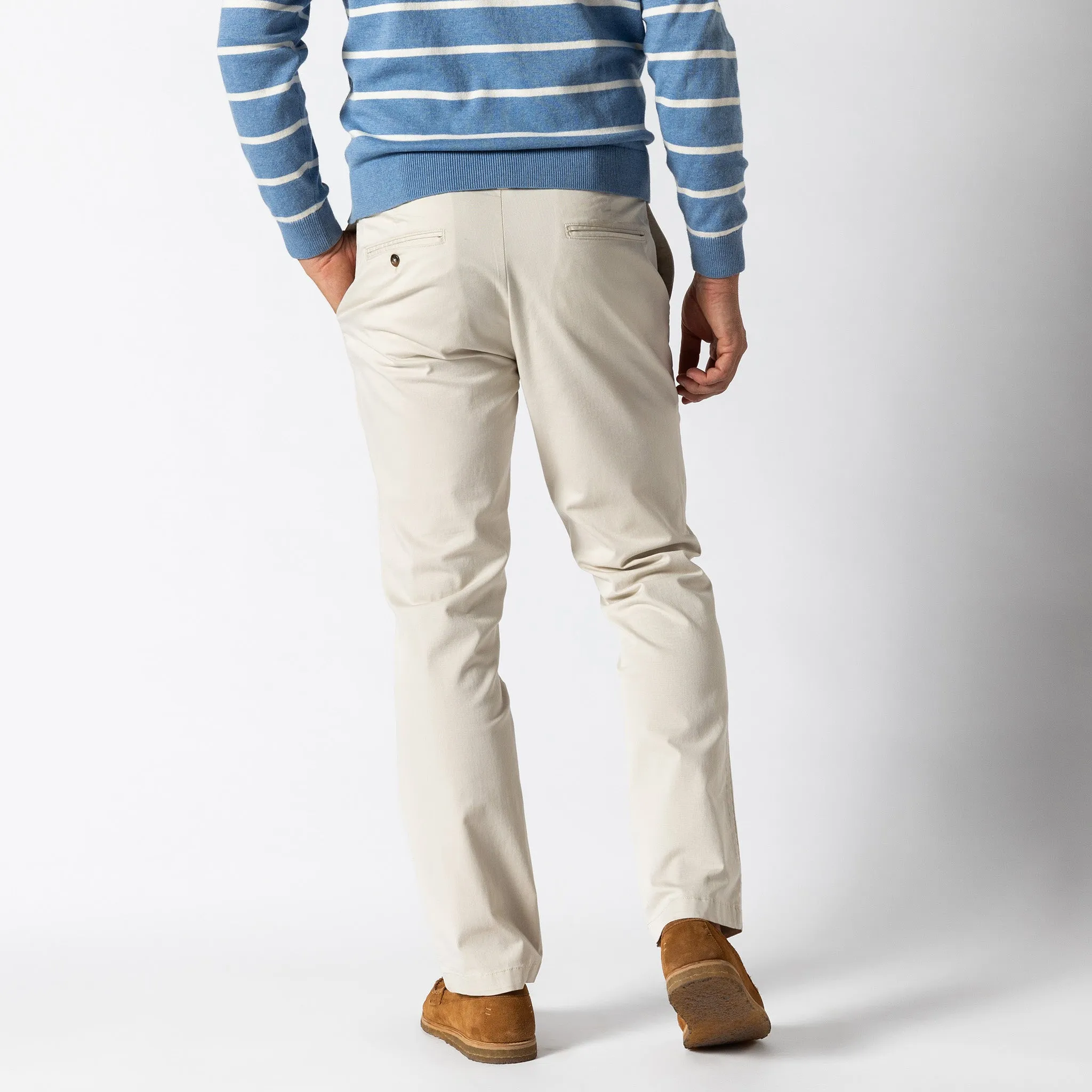 Classic Fit Gold School Chino - Stone