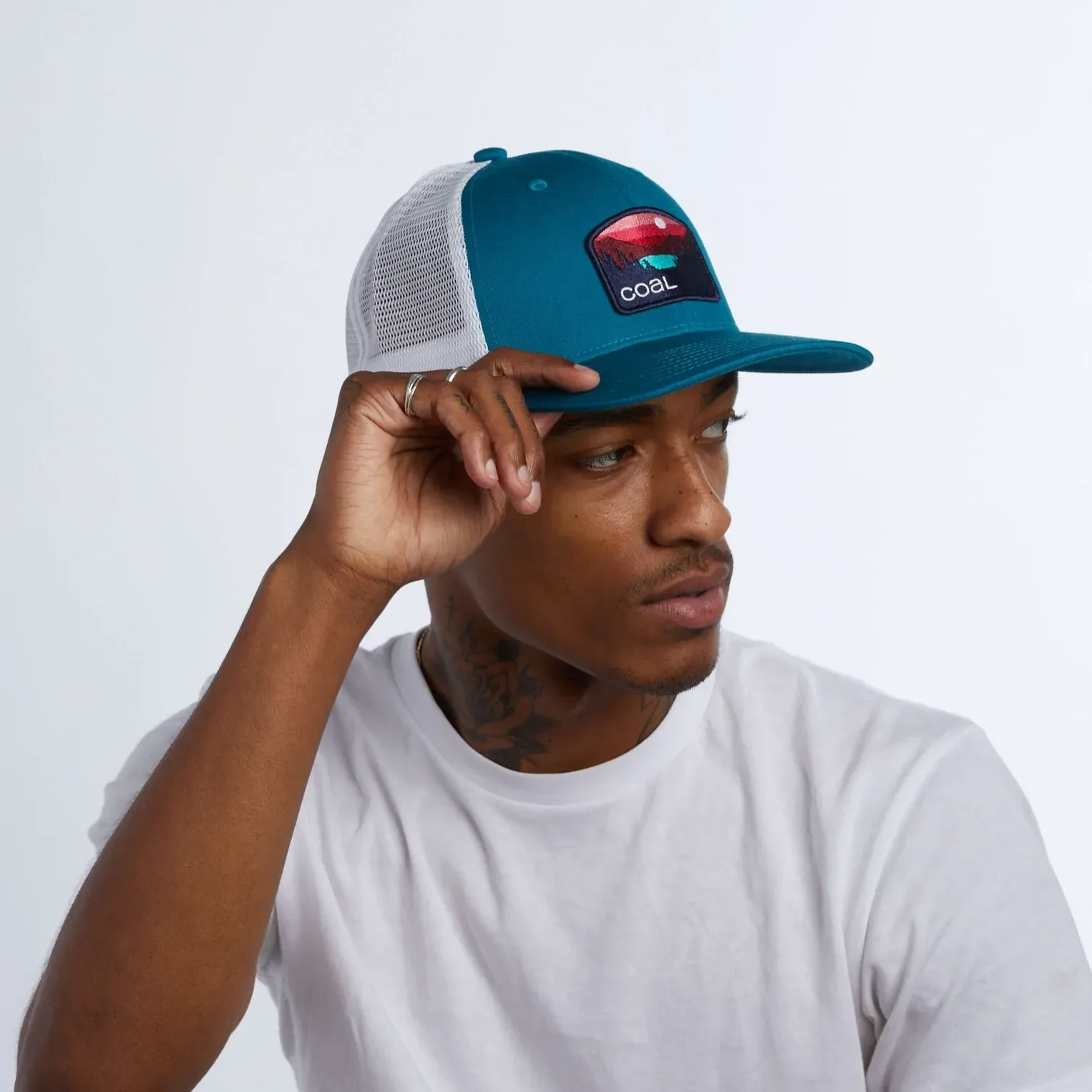 Coal The Hauler Low Profile Trucker Cap - Teal