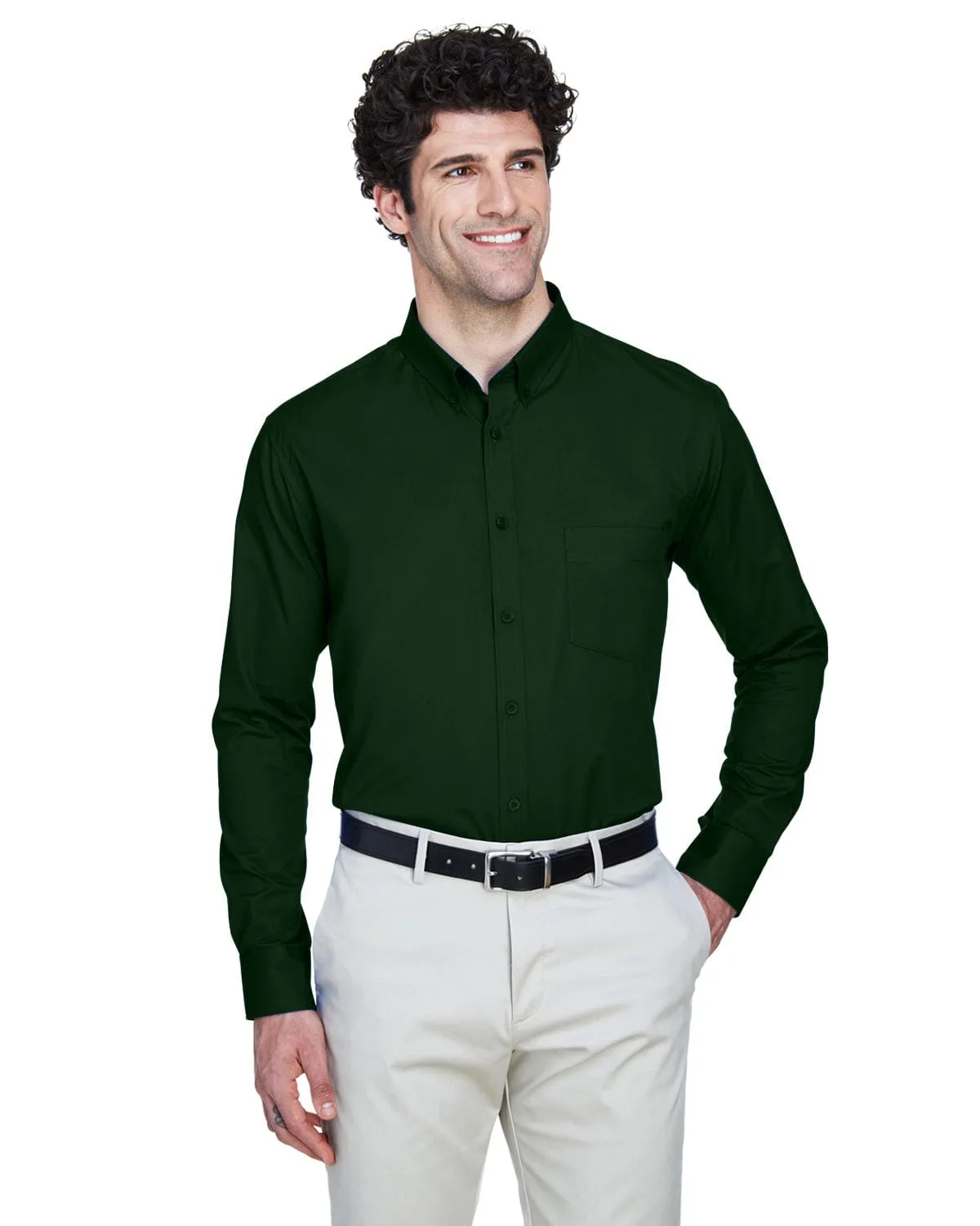 Core 365 Operate Mens Long Sleeve Twill Shirt