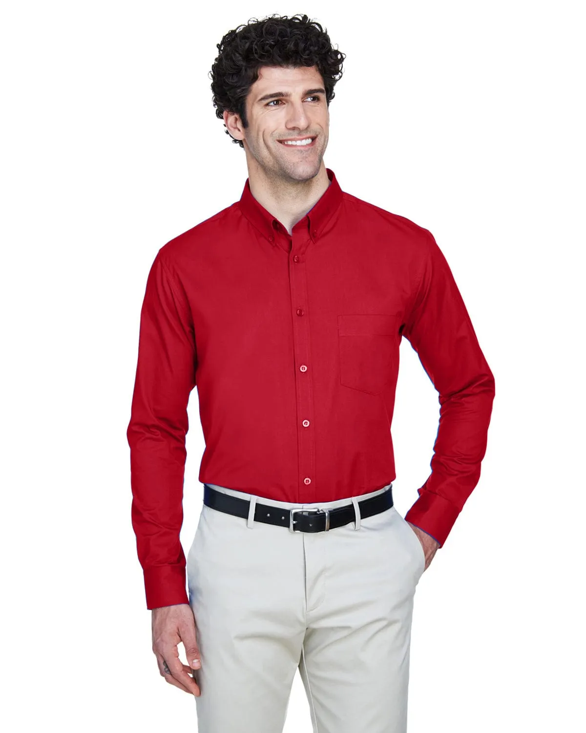 Core 365 Operate Mens Long Sleeve Twill Shirt
