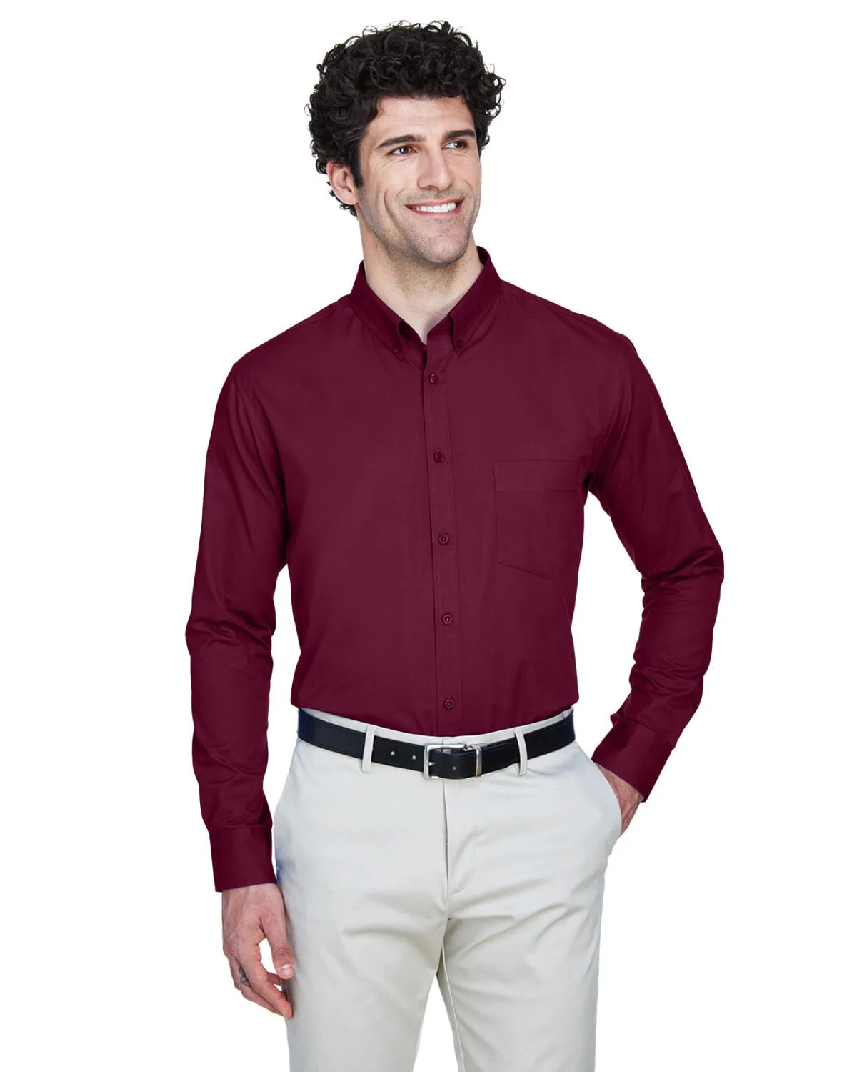 Core 365 Operate Mens Long Sleeve Twill Shirt