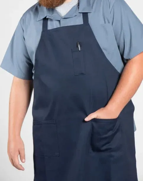 Cotton Blend Classic Twill Bib Aprons 2 PK