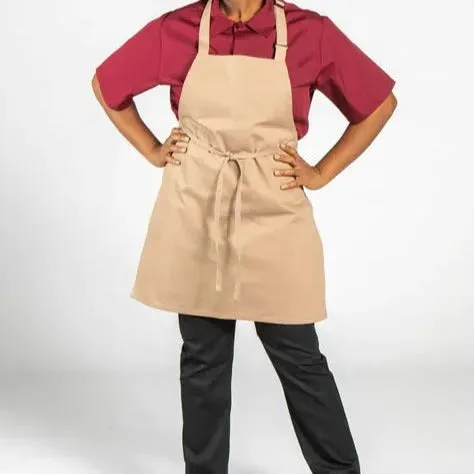 Cotton Blend Classic Twill Bib Aprons 2 PK