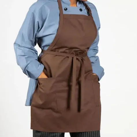 Cotton Blend Classic Twill Bib Aprons 2 PK