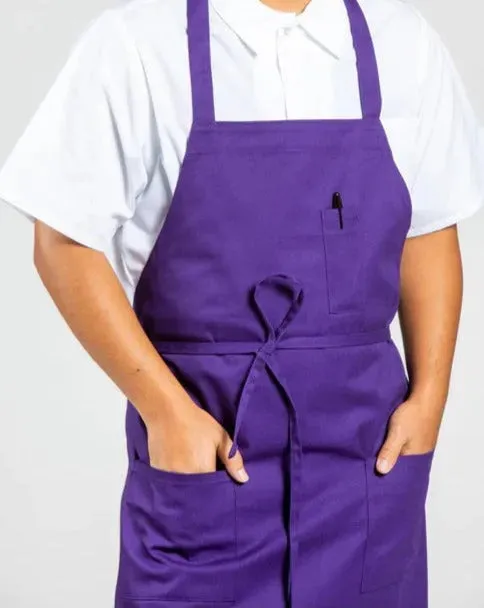 Cotton Blend Classic Twill Bib Aprons 2 PK