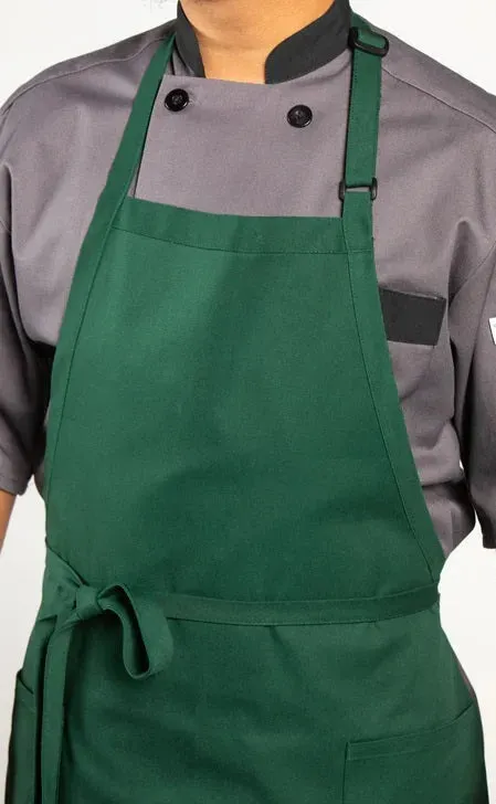 Cotton Blend Classic Twill Bib Aprons 2 PK