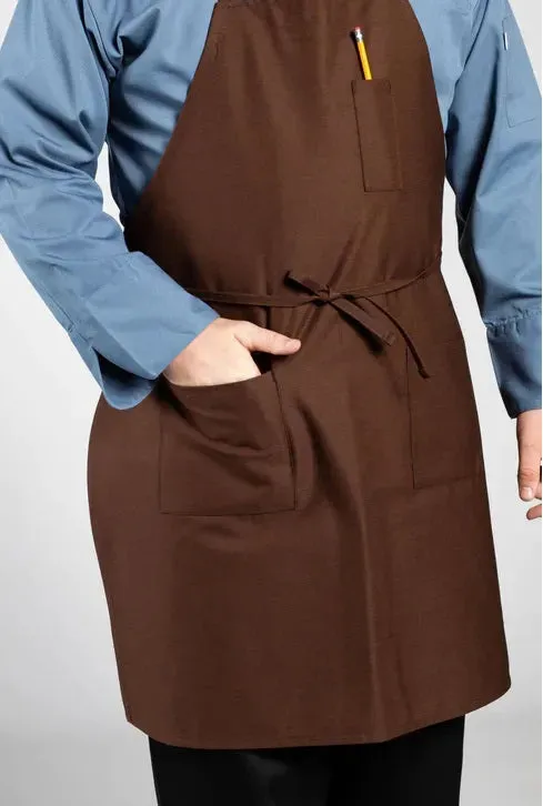 Cotton Blend Classic Twill Bib Aprons 2 PK