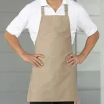 Cotton Blend Classic Twill Bib Aprons 2 PK