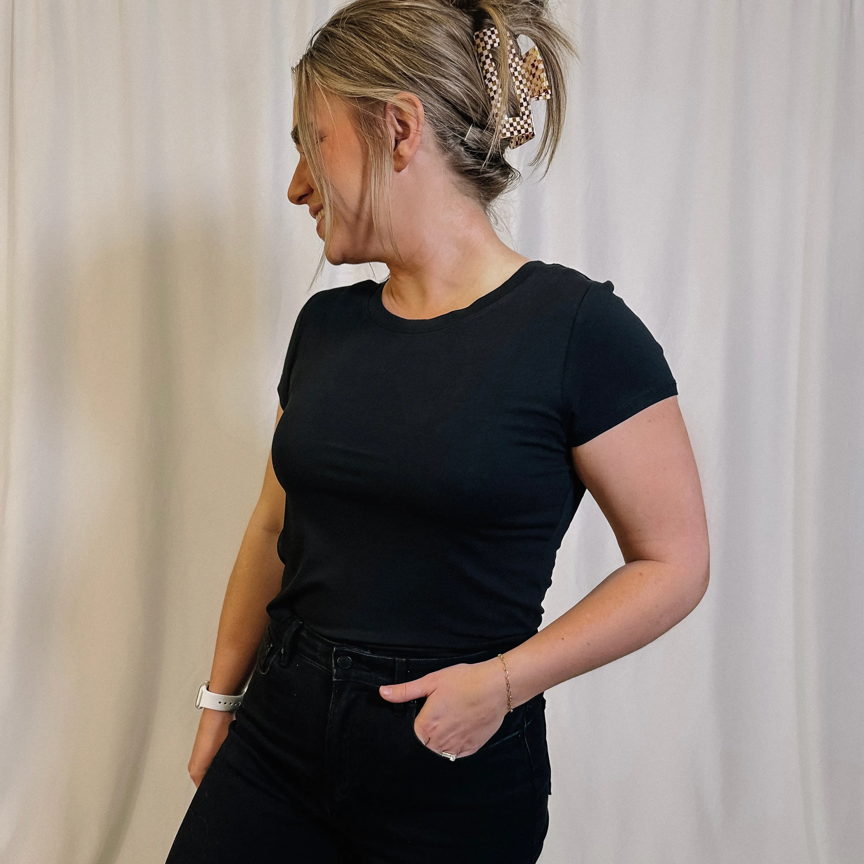Count On Me Top - Black