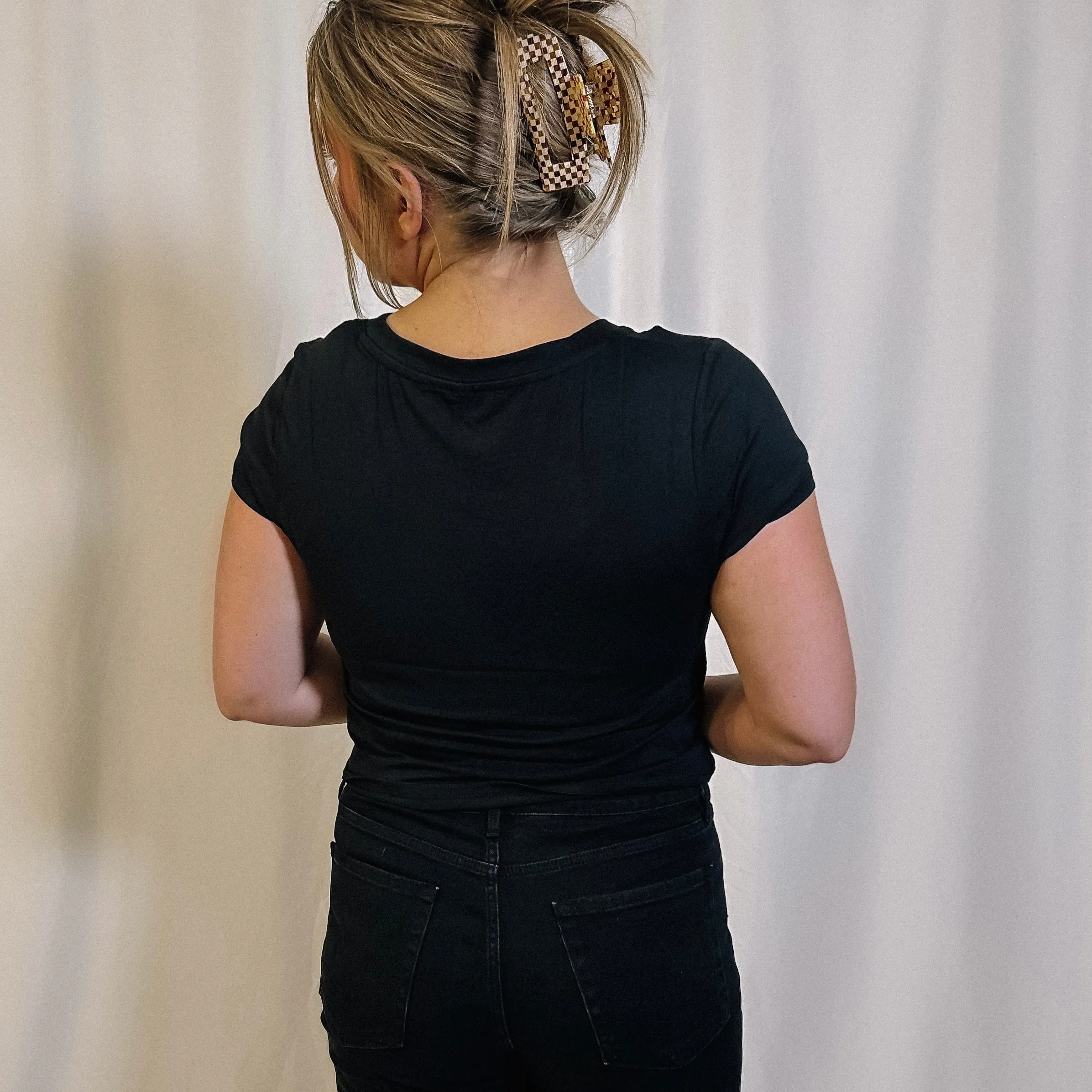 Count On Me Top - Black