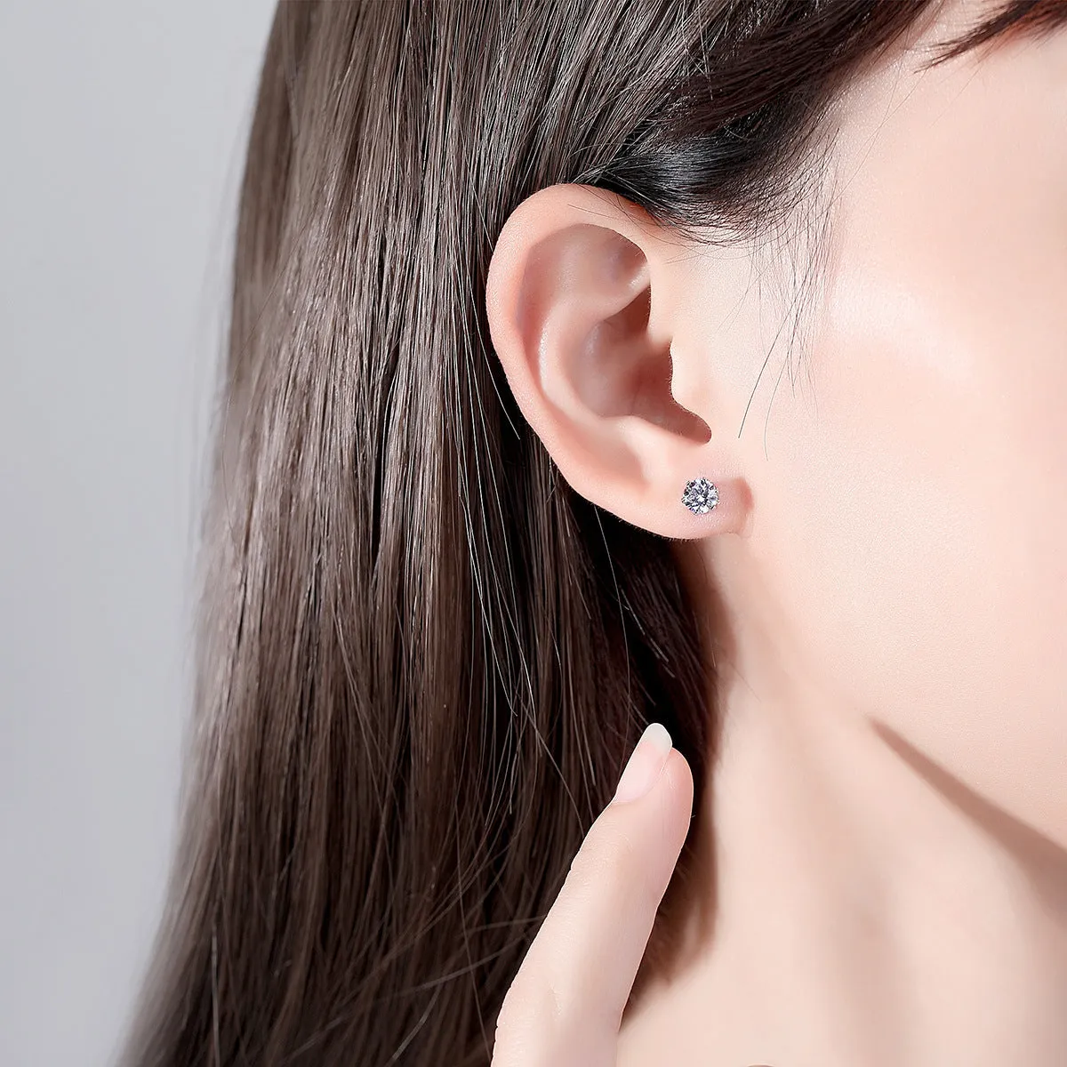 Crystal & Silver-Plated Drop Tassel Asymmetric Earrings