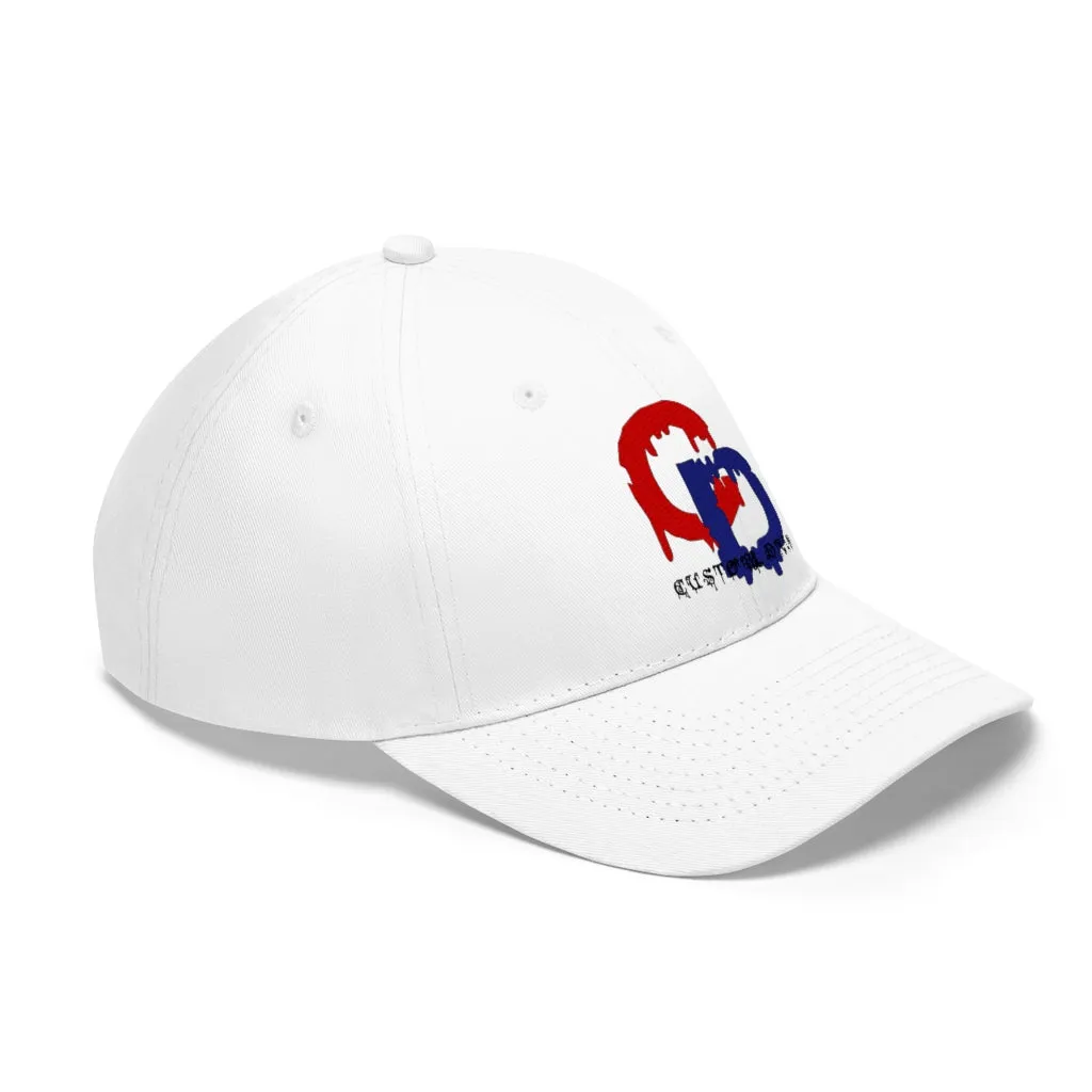 Custom Drip Cap Unisex Twill Hat