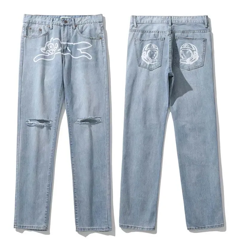 Customized Y2K Jeans - Unique Streetwear