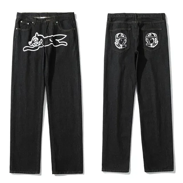 Customized Y2K Jeans - Unique Streetwear