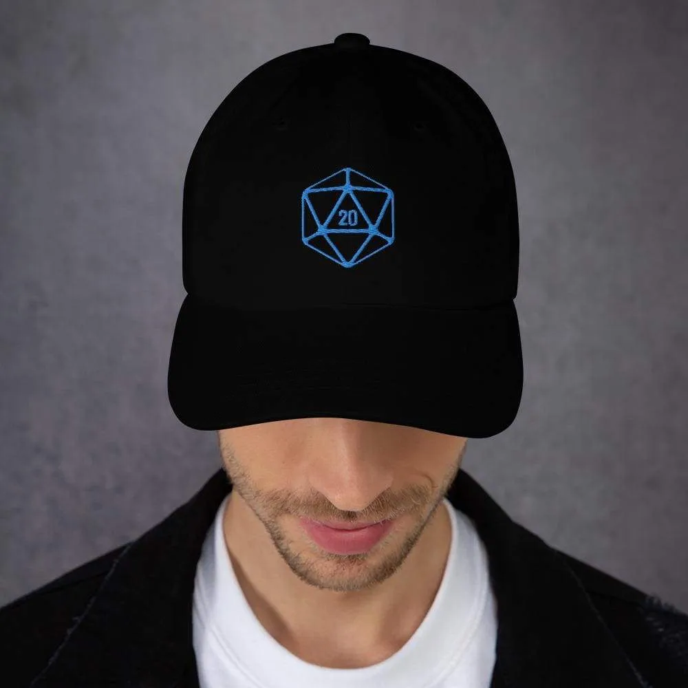 D20 Classic Teal Crit Classic Dad Cap