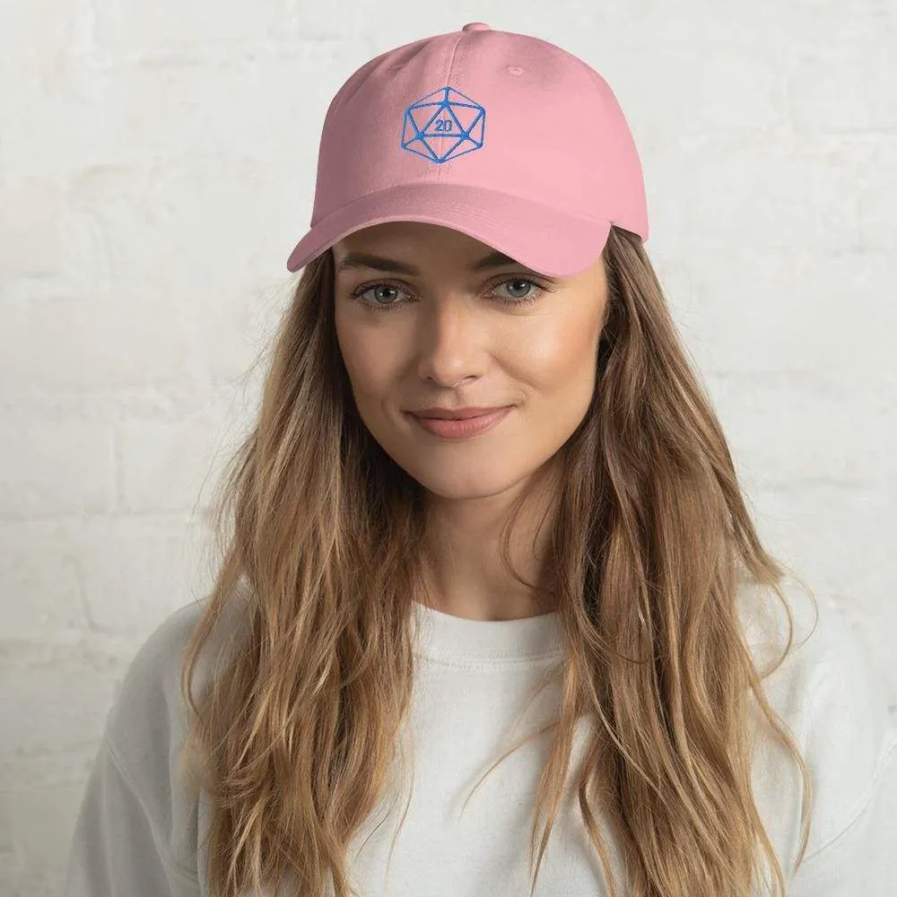D20 Classic Teal Crit Classic Dad Cap