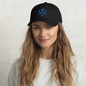 D20 Classic Teal Crit Classic Dad Cap