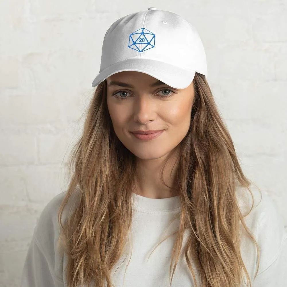 D20 Classic Teal Crit Classic Dad Cap