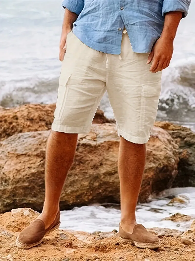 Daniel Men's Spring/Summer Cotton Cargo Shorts