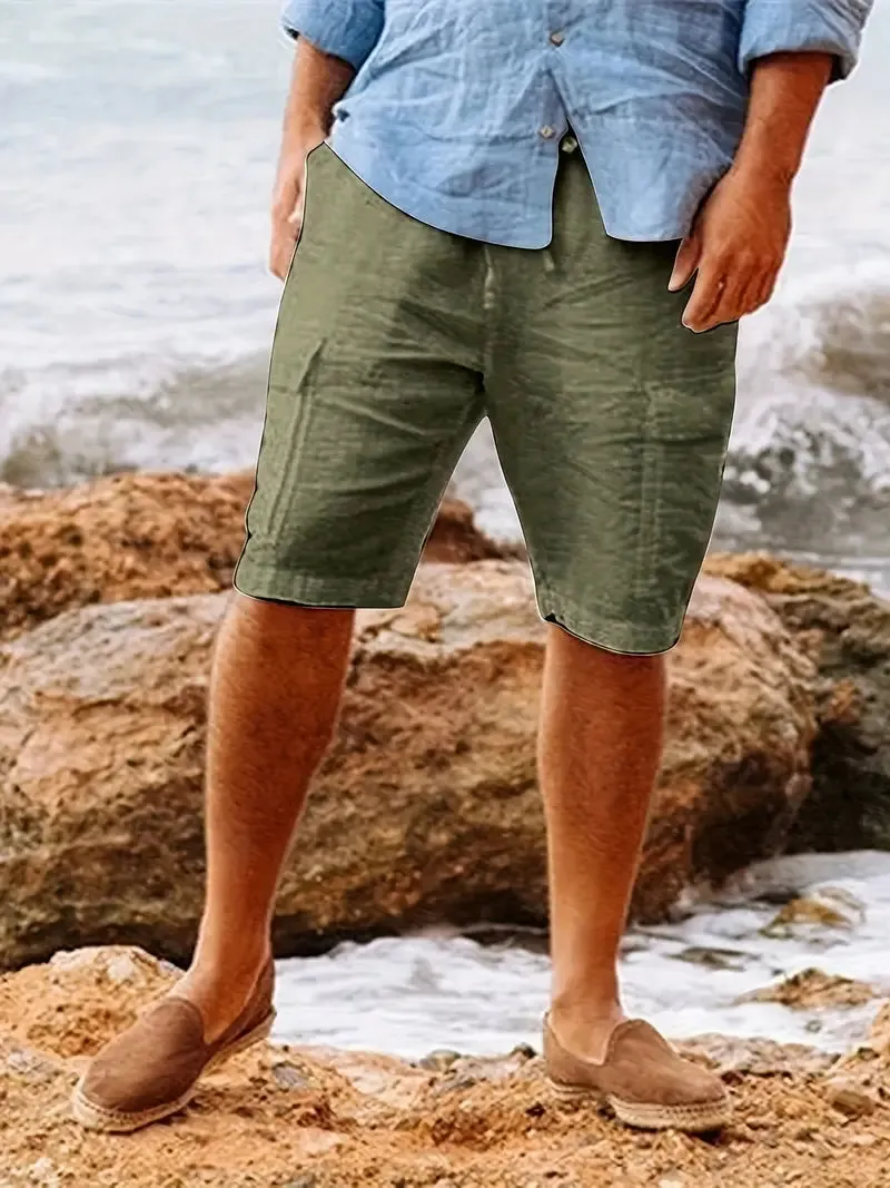 Daniel Men's Spring/Summer Cotton Cargo Shorts