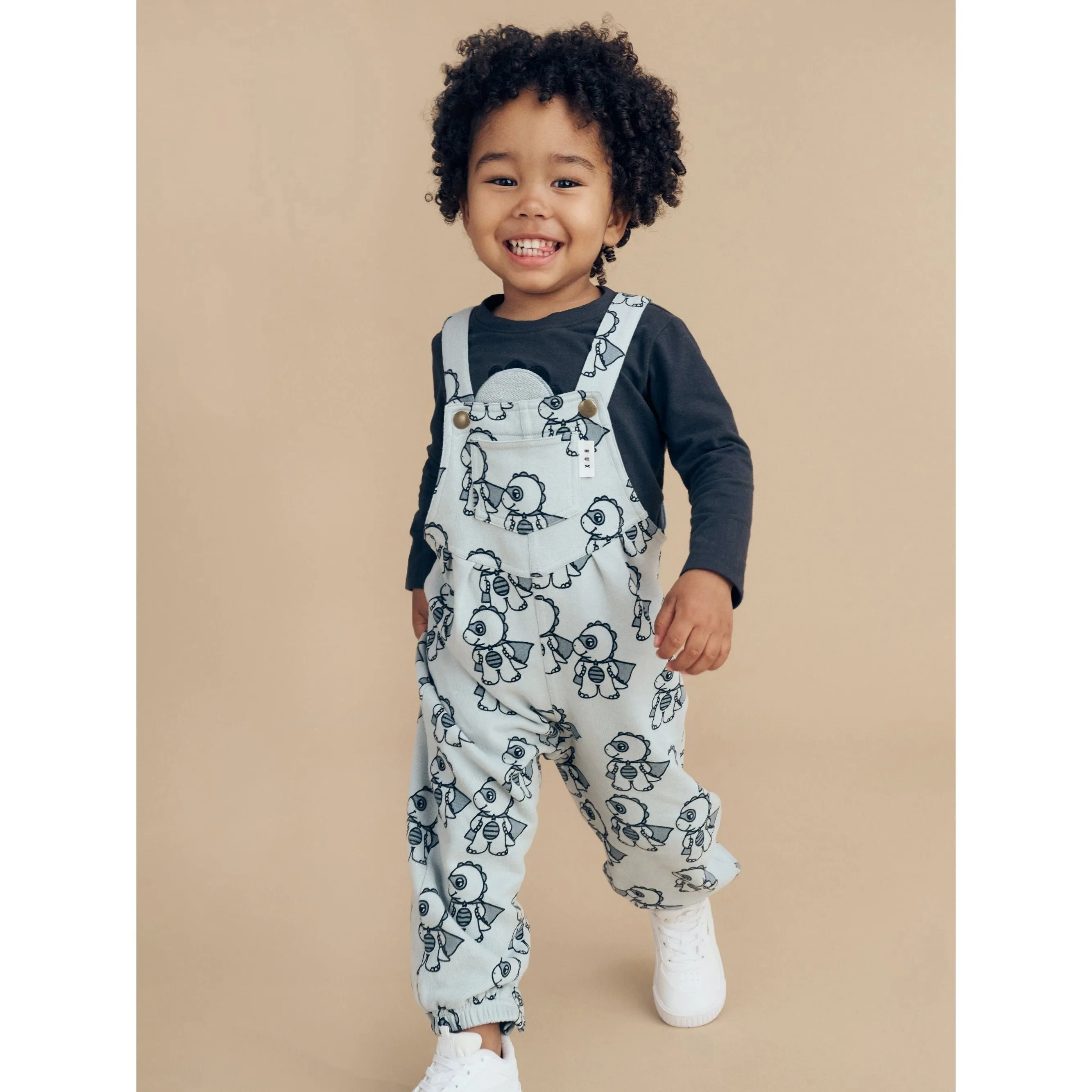 Dino Hero Terry Overalls