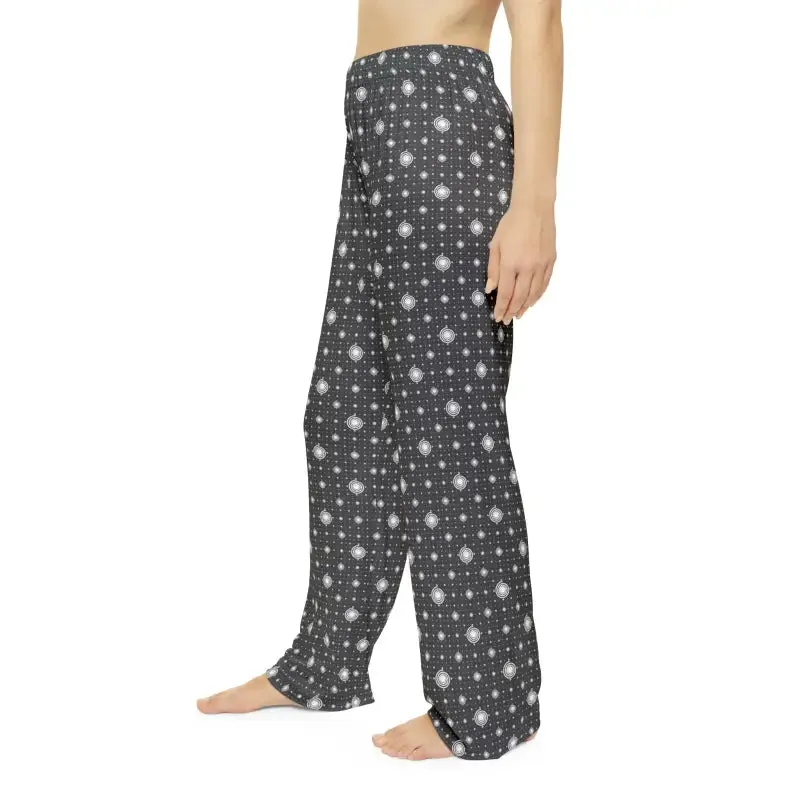 Dreamy White Swirls Women Pajama Pants