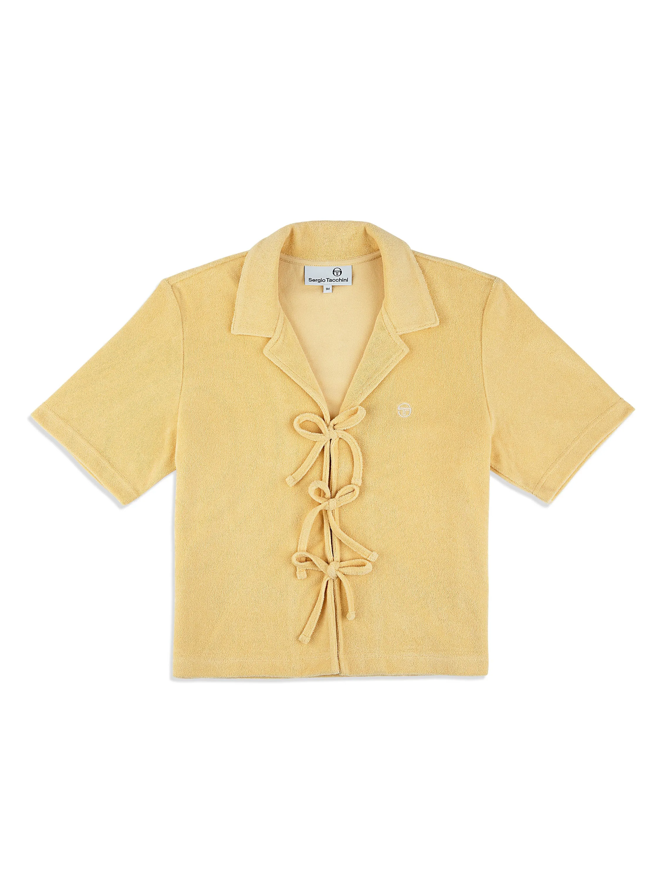 Edda Cropped Shirt- Straw