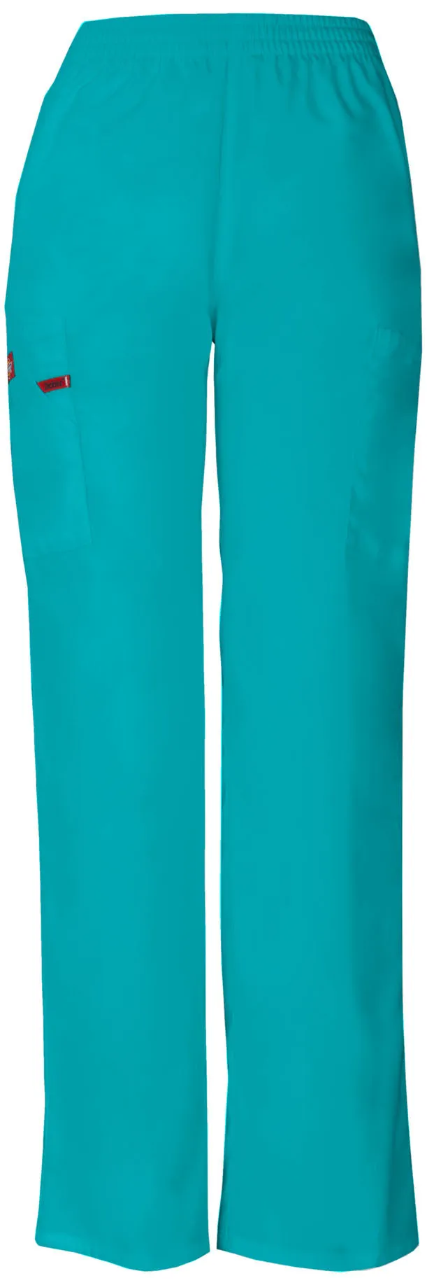 EDS Signature 86106 Natural Rise Tapered Leg Pull-On Pants Teal Blue