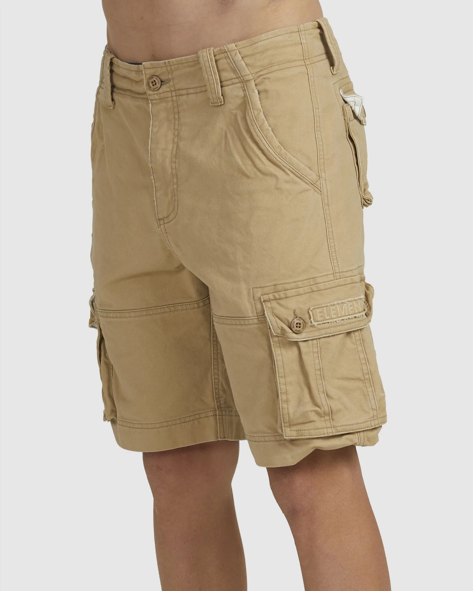 ELEMENT SOURCE CARGO SHORT KHAKI