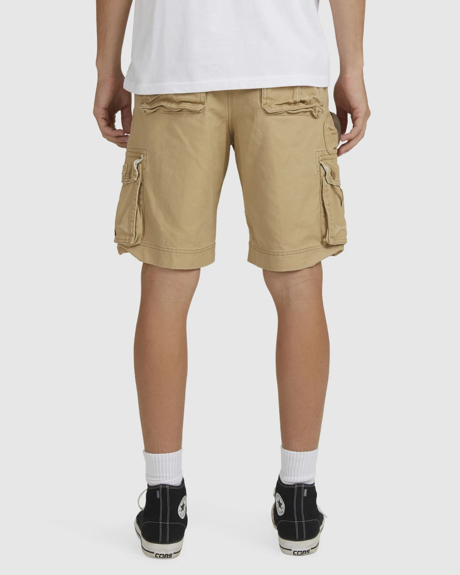 ELEMENT SOURCE CARGO SHORT KHAKI