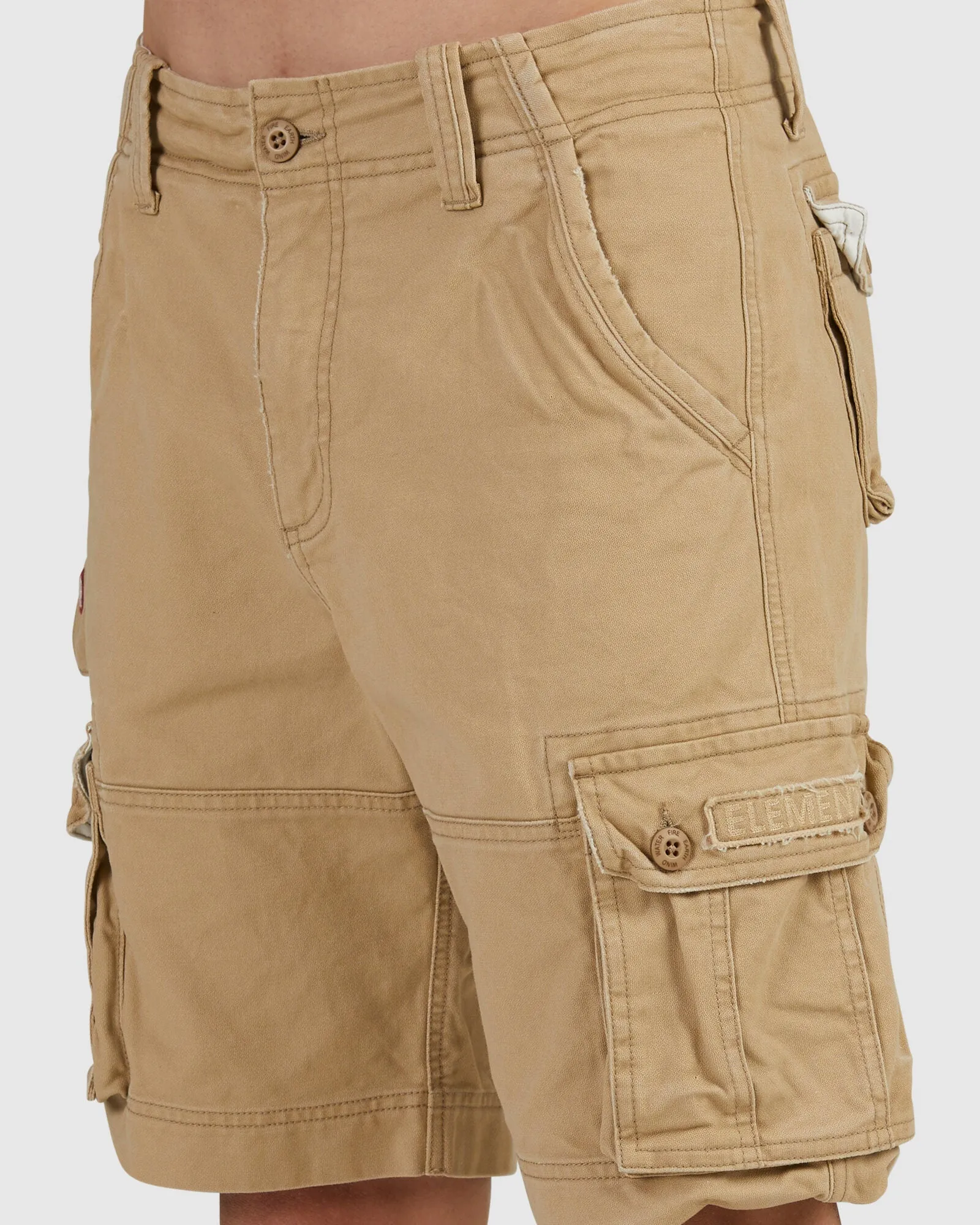 ELEMENT SOURCE CARGO SHORT KHAKI