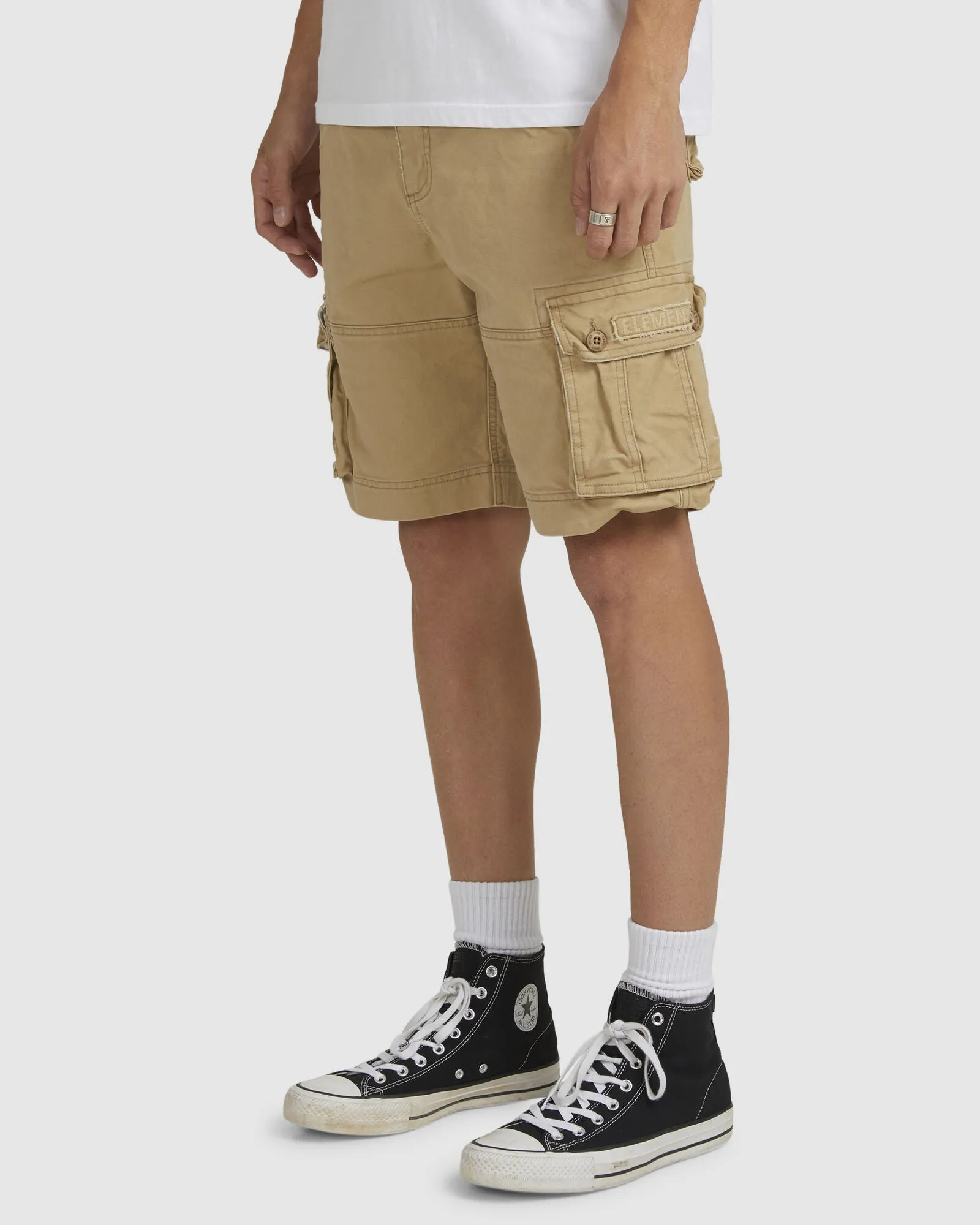 ELEMENT SOURCE CARGO SHORT KHAKI