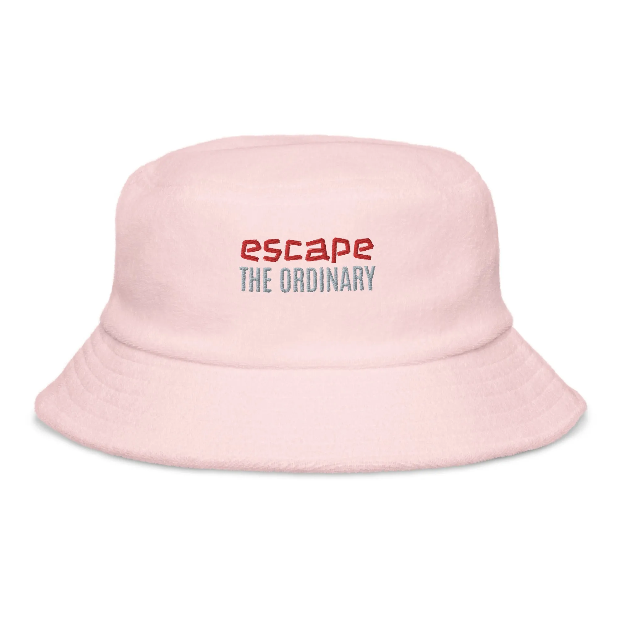 ESCAPE | Premium STMT DESIGN Adult or Teen Unisex Terry Cloth Bucket Hat