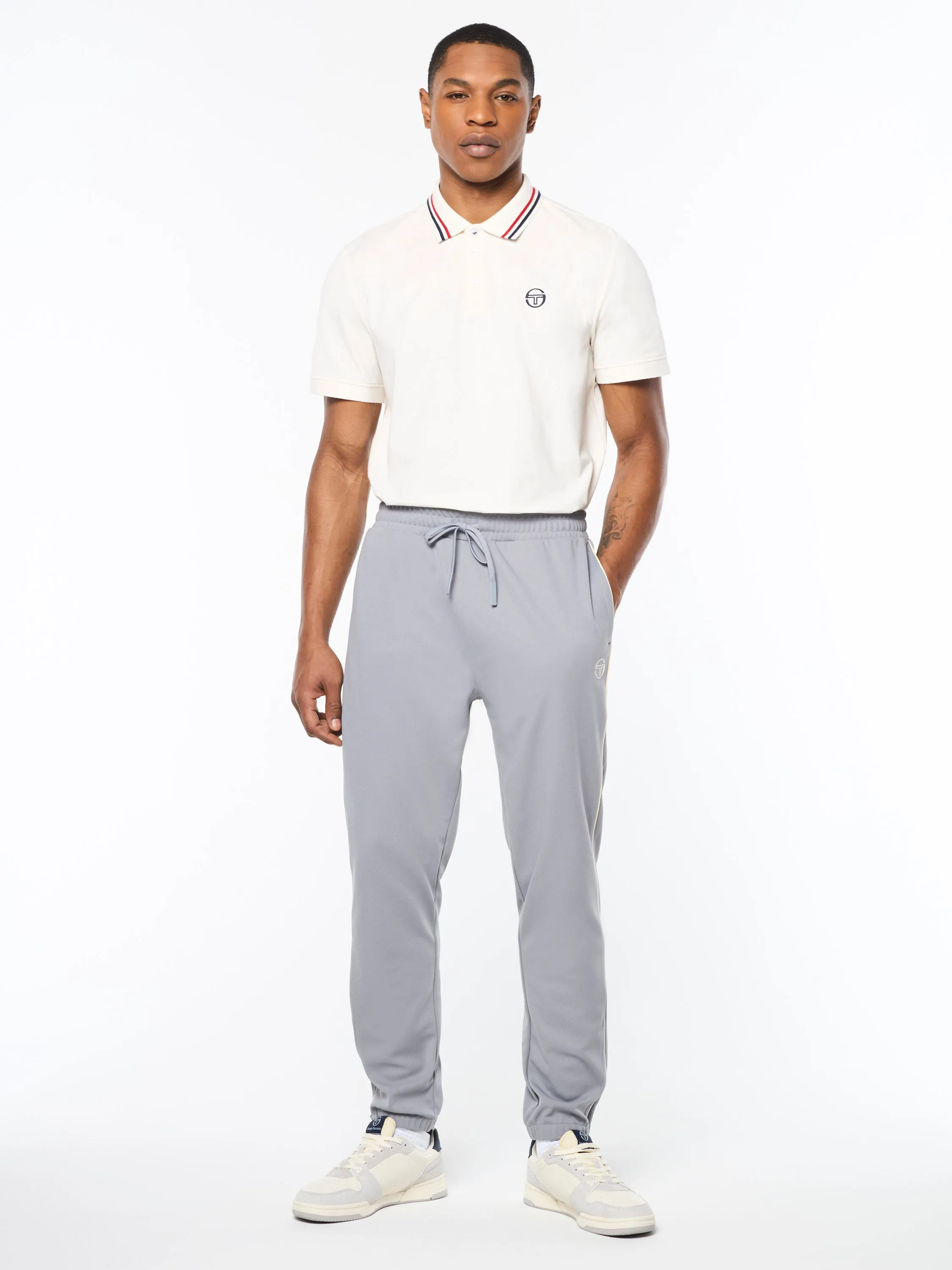 Ettore Track Pant- Sleet