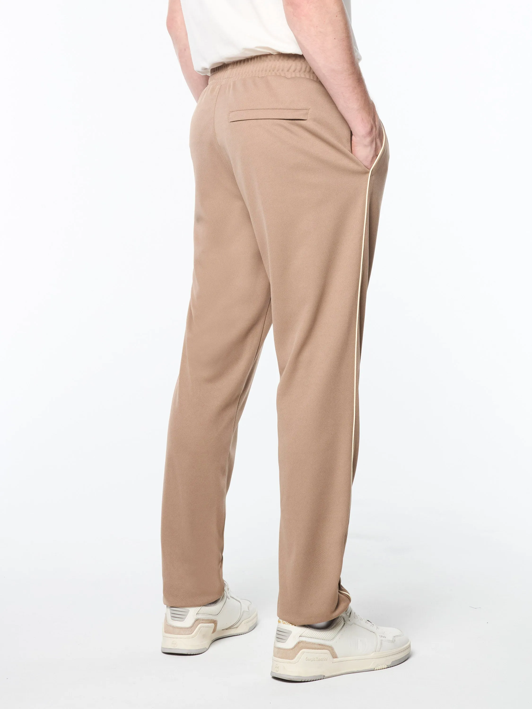 Ettore Track Pant- Taupe Grey