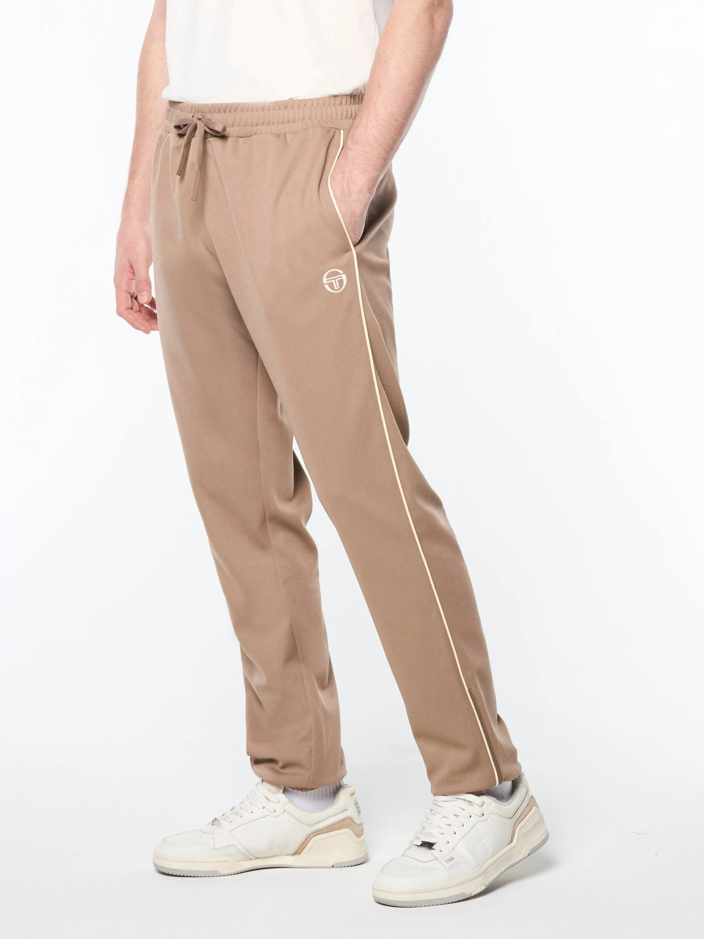 Ettore Track Pant- Taupe Grey