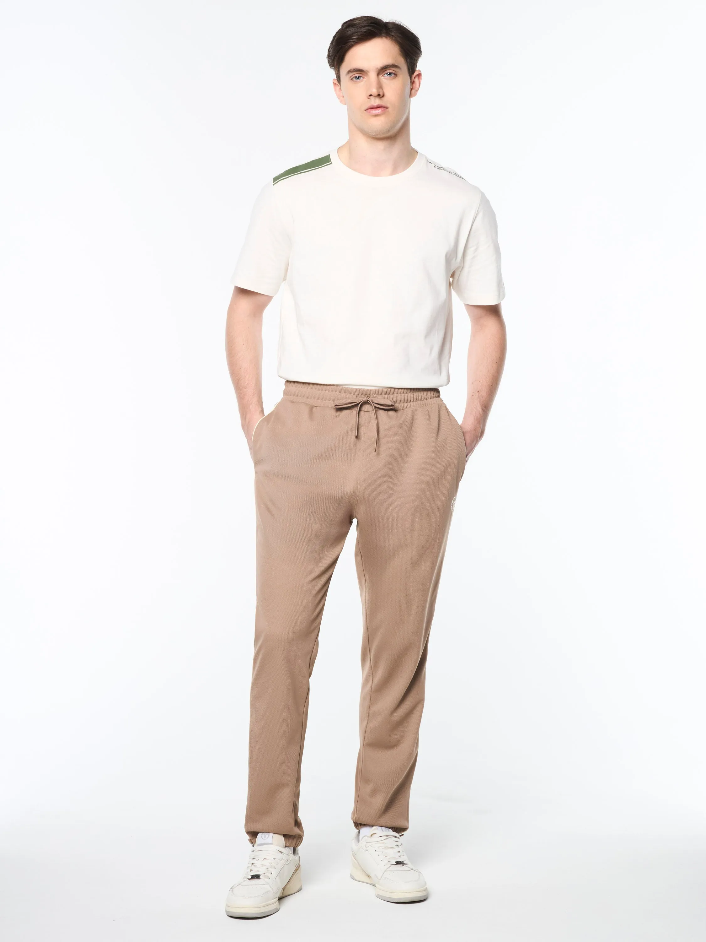 Ettore Track Pant- Taupe Grey